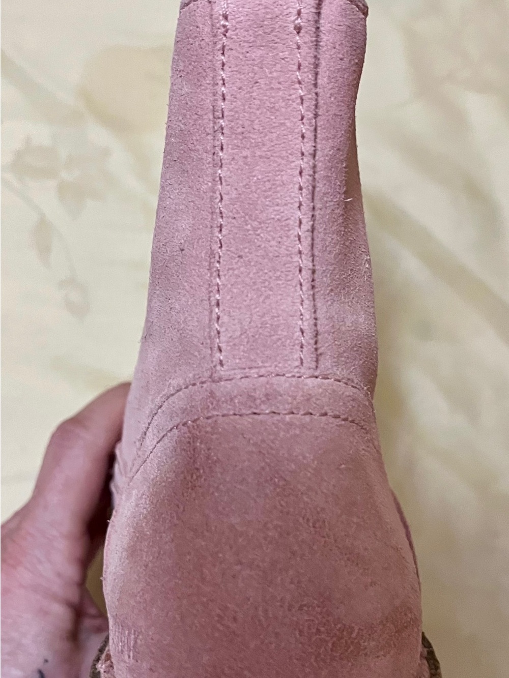 Rare Birkenstock Pink Suede Lace up Boots Size 39/ 8 Brown Rubber Footbed NWOT - Picture 9 of 15